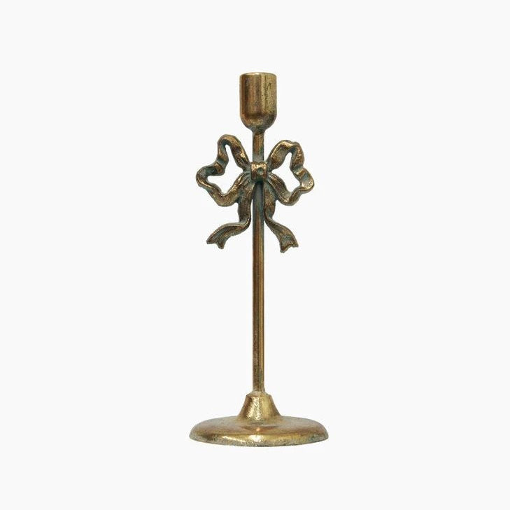 Bow Design Candleholder | Large by French Country Collections. Australian Art Prints and Homewares. Green Door Decor. www.greendoordecor.com.au
