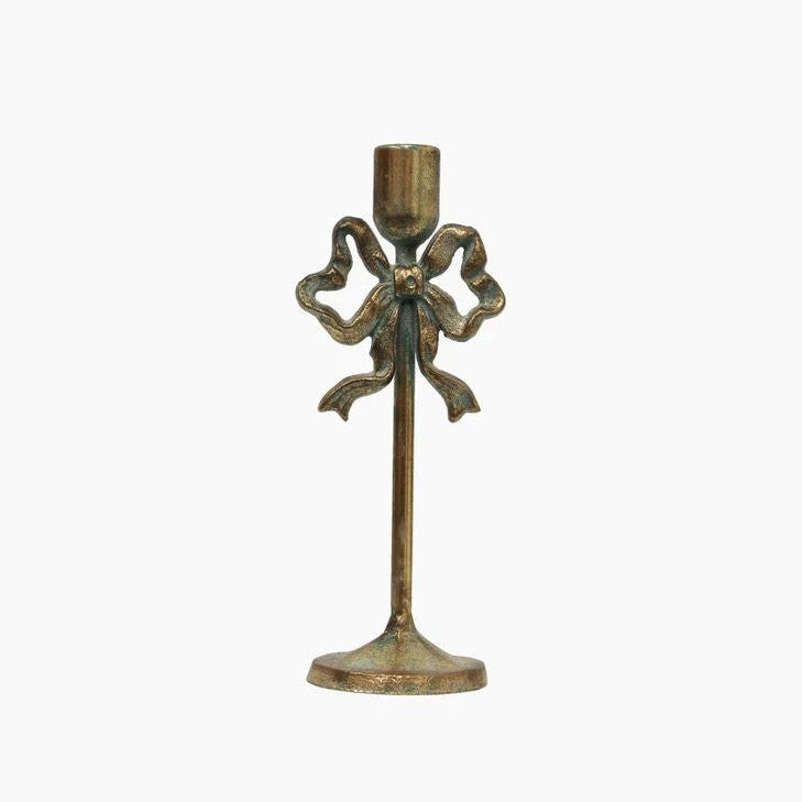 Bow Design Candleholder | Medium by French Country Collections. Australian Art Prints and Homewares. Green Door Decor. www.greendoordecor.com.au