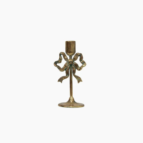 Bow Design Candleholder | Small by French Country Collections. Australian Art Prints and Homewares. Green Door Decor. www.greendoordecor.com.au