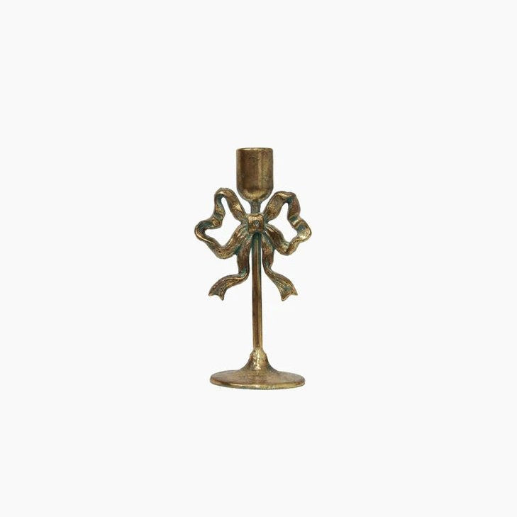 Bow Design Candleholder | Small by French Country Collections. Australian Art Prints and Homewares. Green Door Decor. www.greendoordecor.com.au