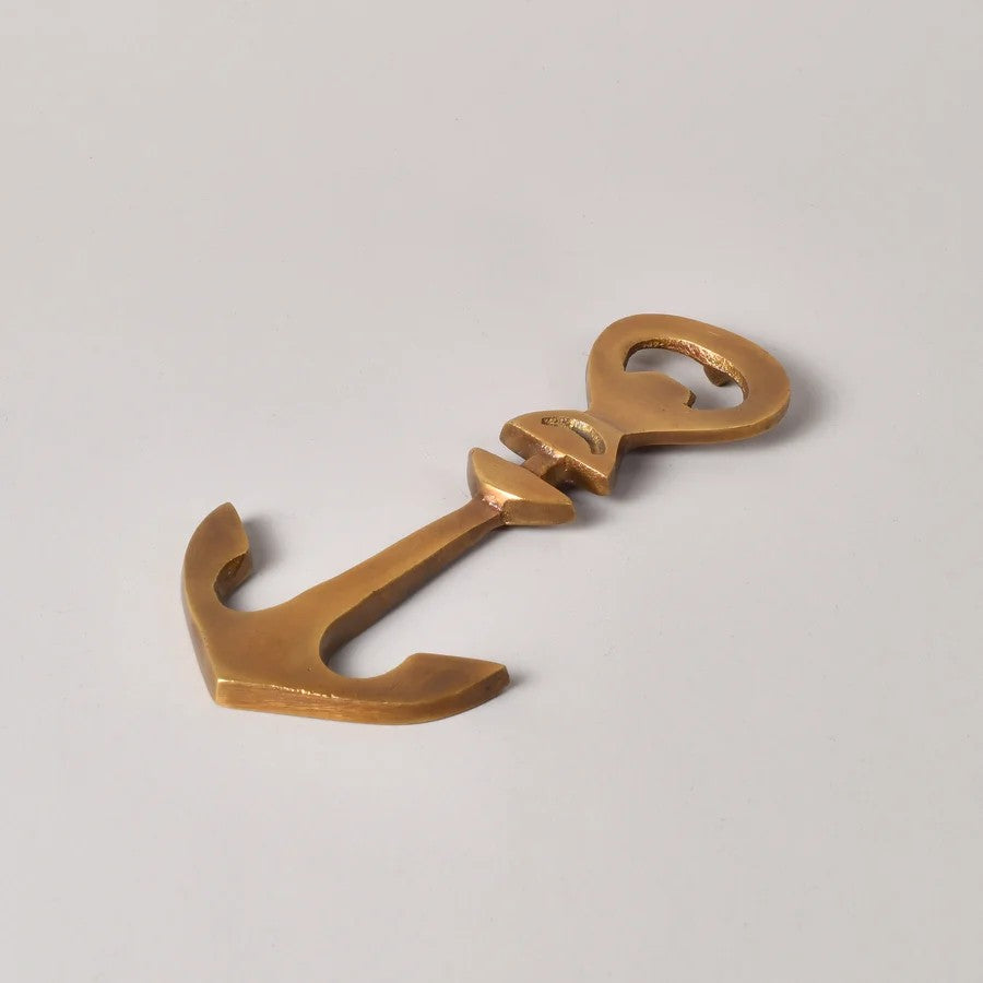 Brass Anchor Bottle Opener by New Direction Imports. Australian Art Prints, Gifts, Fashion and Homewares. Green Door Decor. www.greendoordecor.com.au