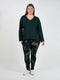 Braxton Bamboo Long Sleeve Top | Dark Green by Lou Lou Australia. Australian Art Prints and Homewares. Green Door Decor. www.greendoordecor.com.au