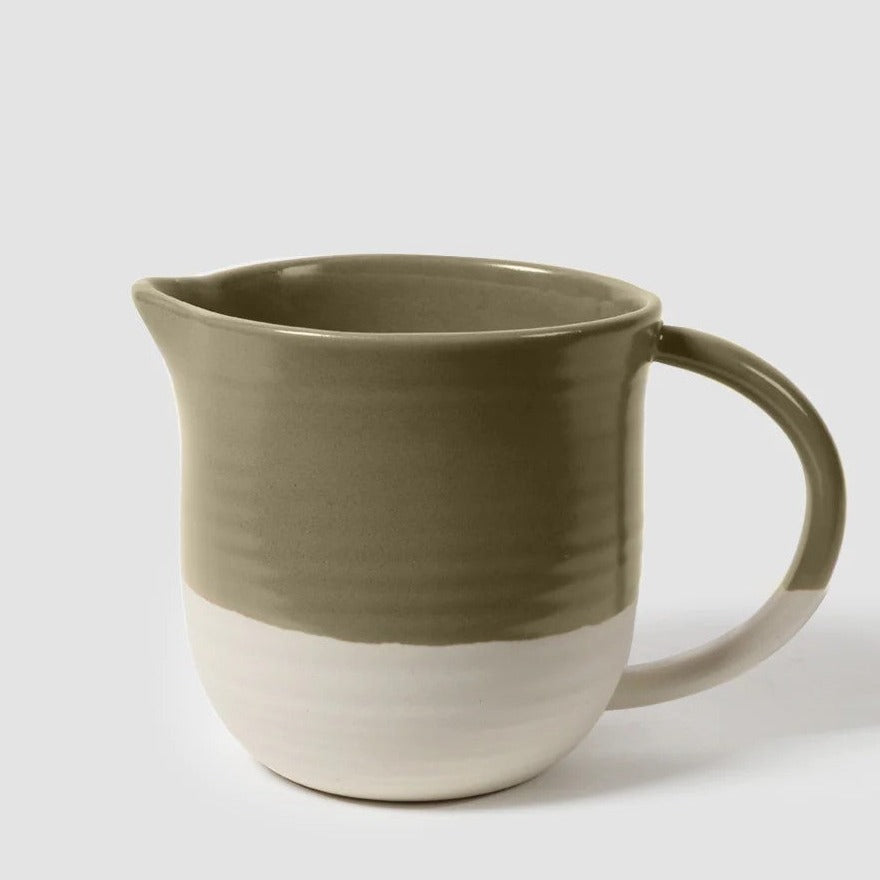 Briar Jug | Olive Green by Robert Gordon. Australian Art Prints and Homewares. Green Door Decor. www.greendoordecor.com.au