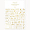 Bullet Journalling Sticker Sheet by Bespoke Letterpress. Australian Art Prints, Gifts, Fashion and Homewares. Green Door Decor. www.greendoordecor.com.au