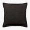 'Burton Liquorice' Tailored Heavy Linen Square Cushion (50cm) by L&M Home. Australian Art Prints and Homewares. Green Door Decor. www.greendoordecor.com.au