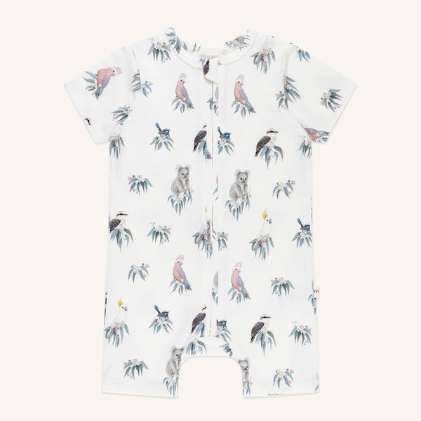 'Bush Babies' Mini Bush Baby Coverall - Bush Melody by Fleur Harris. Australian Art Prints and Homewares. Green Door Decor. www.greendoordecor.com.au