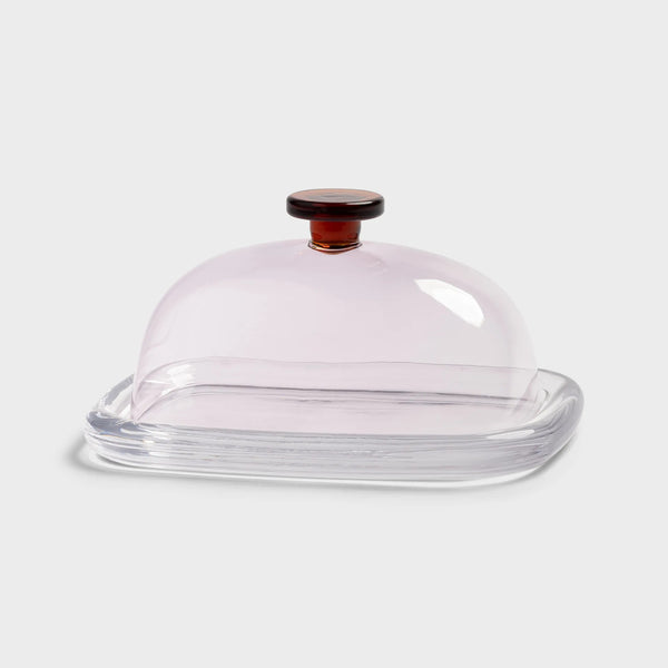 Klevering | Butter Dish Cantine Pink by French Bazaar. Australian Art Prints, Gifts, Fashion and Homewares. Green Door Decor. www.greendoordecor.com.au