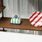 Klevering | Butter Dish Plaid Blue. Australian Art Prints and Homewares. Green Door Decor. www.greendoordecor.com.au