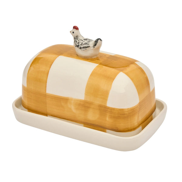 'Butter Up' Butter Dish | Chook by Robert Gordon. Australian Art Prints, Gifts, Fashion and Homewares. Green Door Decor. www.greendoordecor.com.au