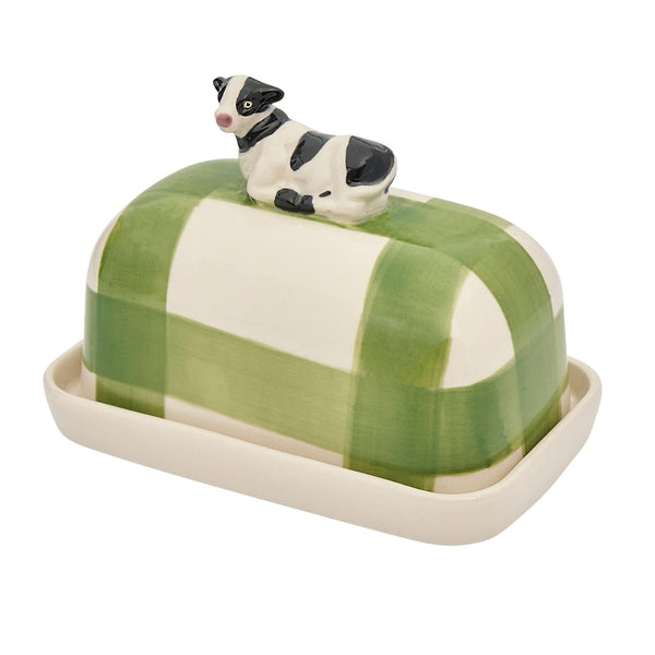 'Butter Up' Butter Dish | Cow by Robert Gordon. Australian Art Prints, Gifts, Fashion and Homewares. Green Door Decor. www.greendoordecor.com.au
