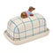 'Butter Up' Butter Dish | Dachshund by Robert Gordon. Australian Art Prints, Gifts, Fashion and Homewares. Green Door Decor. www.greendoordecor.com.au