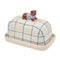 'Butter Up' Butter Dish | Dachshund by Robert Gordon. Australian Art Prints, Gifts, Fashion and Homewares. Green Door Decor. www.greendoordecor.com.au