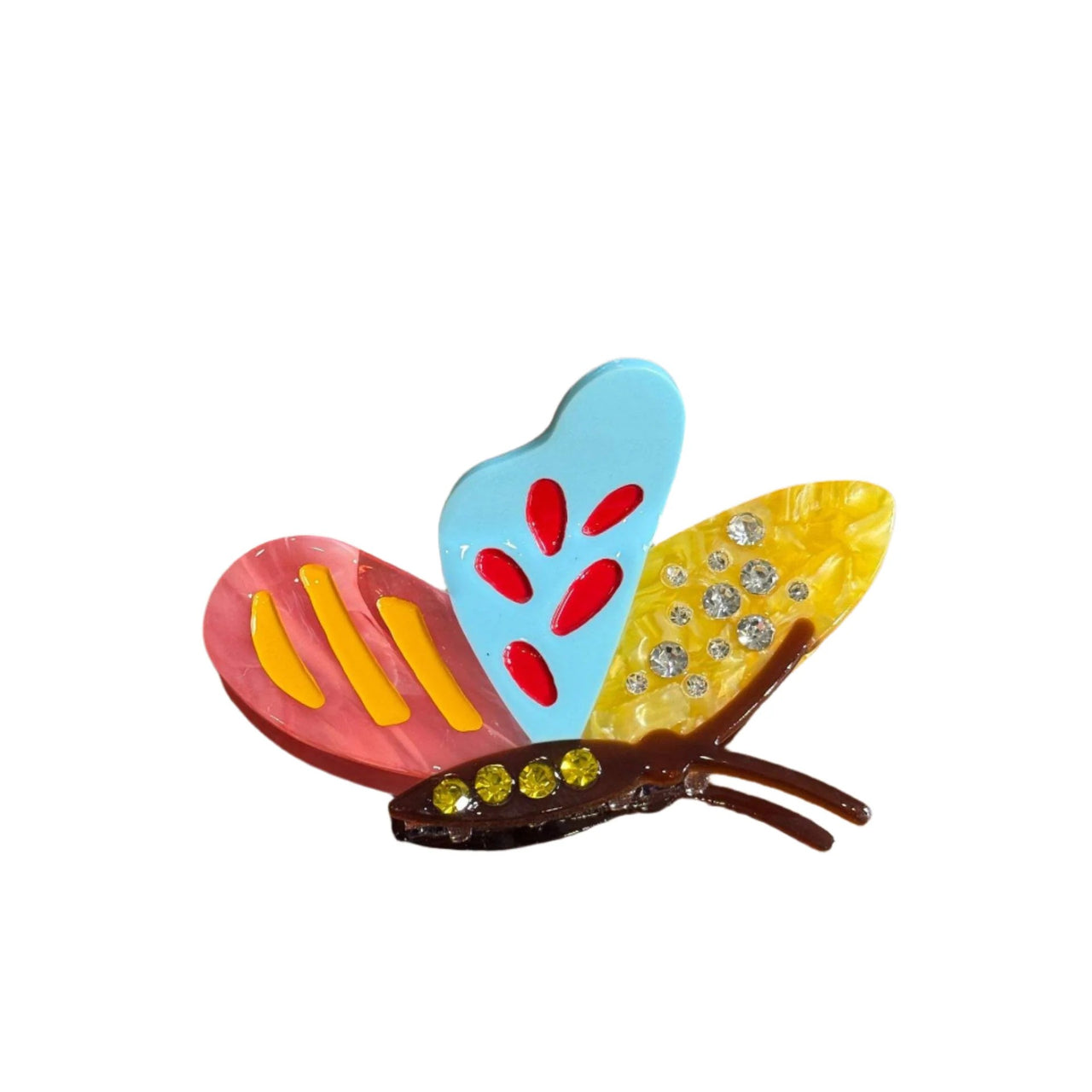 Butterfly Hair Clip | Various Colours by Mink & Me. Australian Art Prints and Homewares. Green Door Decor. www.greendoordecor.com.au