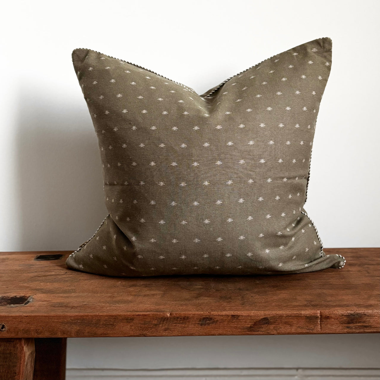 Wild Bee Print Cushion | Sage  by Raine & Humble, Florabelle Living. Australian Art Prints and Homewares. Green Door Decor. www.greendoordecor.com.au