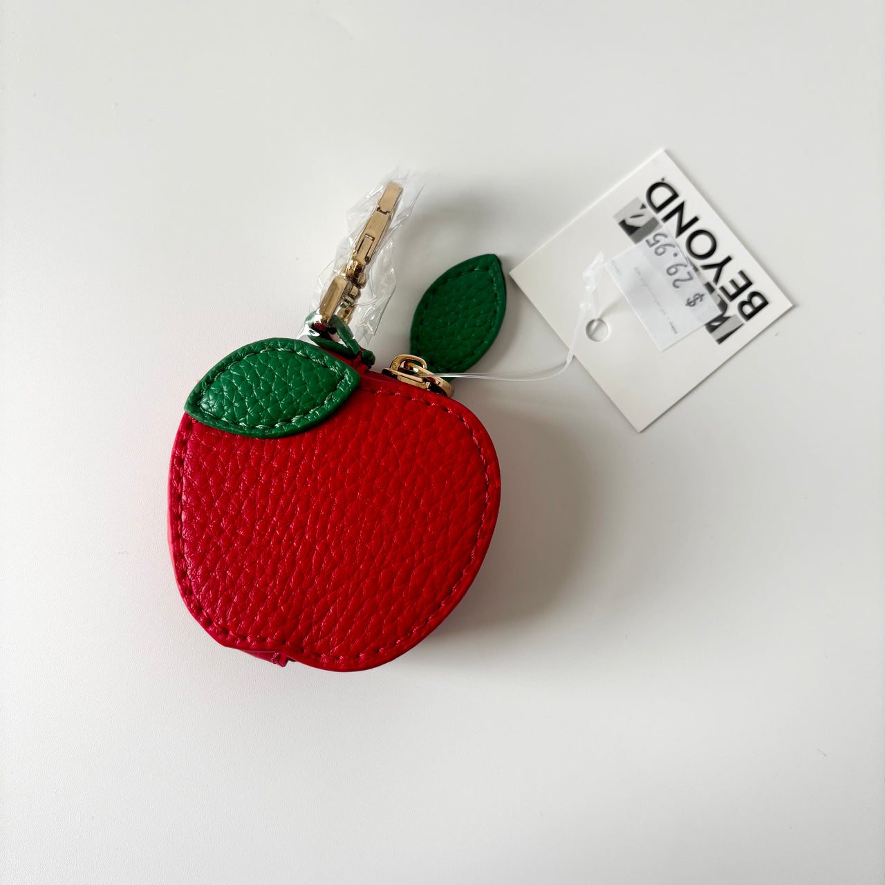 Bag Charm | Apple by La La Land. Australian Art Prints, Gifts, Fashion and Homewares. Green Door Decor. www.greendoordecor.com.au