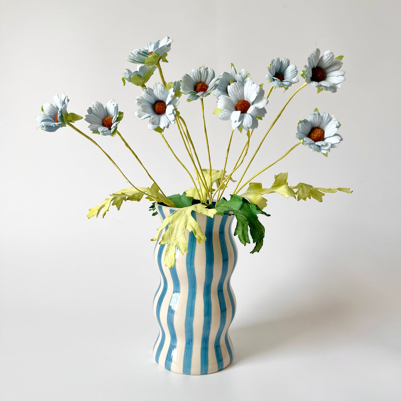 Paper Flowers - Daisy Garden Bunch | Baby Blue by Nibbanah. Australian Art Prints, Gifts, Fashion and Homewares. Green Door Decor. www.greendoordecor.com.au