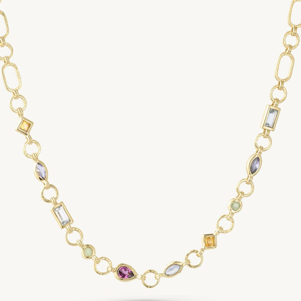 'Calypso' Gold Necklace by ToniMay. Australian Art Prints and Homewares. Green Door Decor. www.greendoordecor.com.au