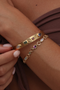'Calypso' Gold Bracelet by ToniMay. Australian Art Prints and Homewares. Green Door Decor. www.greendoordecor.com.au
