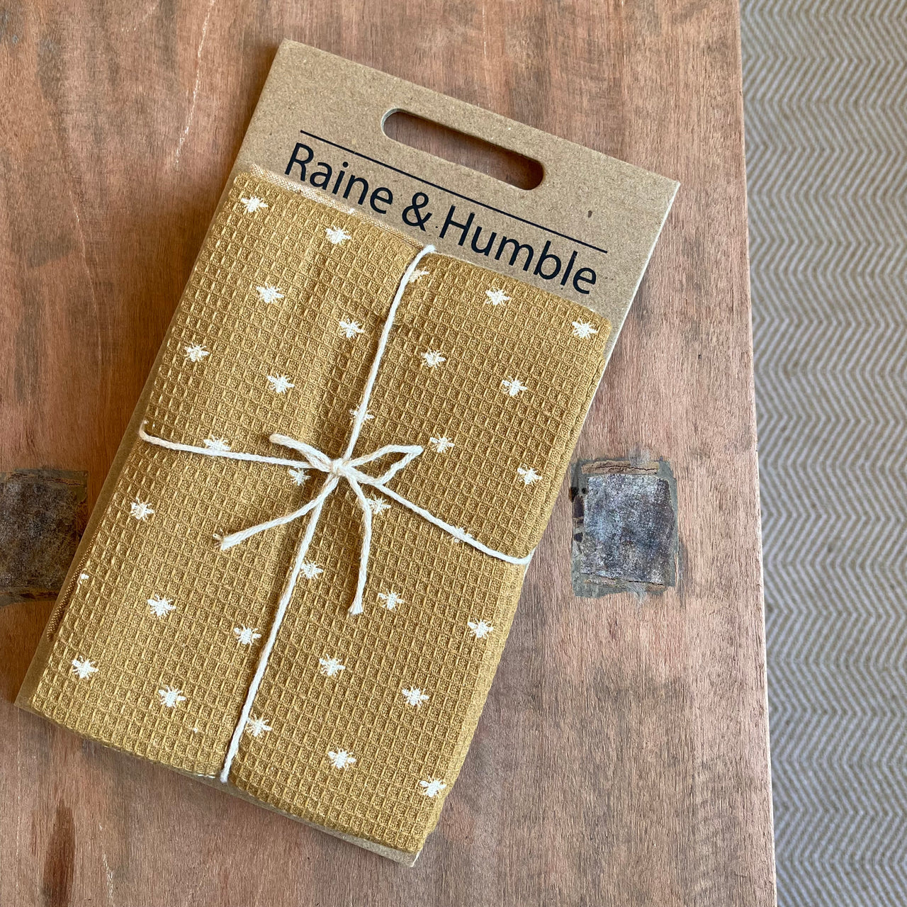 Wild Bee Tea Towel Set | Honey By Raine & Humble, Florabelle Living. Australian Art Prints and Homewares. Green Door Decor. www.greendoordecor.com.au