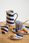 Cabana Stripe Jug | Blue by Jones and Co. Australian Art Prints and Homewares. Green Door Decor. www.greendoordecor.com.au