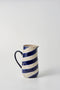 Cabana Stripe Jug | Blue by Jones and Co. Australian Art Prints and Homewares. Green Door Decor. www.greendoordecor.com.au