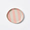 Cabana Stripe Plate | Pink by Jones and Co. Australian Art Prints and Homewares. Green Door Decor. www.greendoordecor.com.au