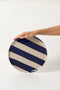 Cabana Stripe Platter | Blue by Jones and Co. Australian Art Prints and Homewares. Green Door Decor. www.greendoordecor.com.au