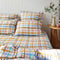 Cady Check Linen Fitted Sheet | Queen/King by Sage and Clare. Australian Art Prints and Homewares. Green Door Decor. www.greendoordecor.com.au