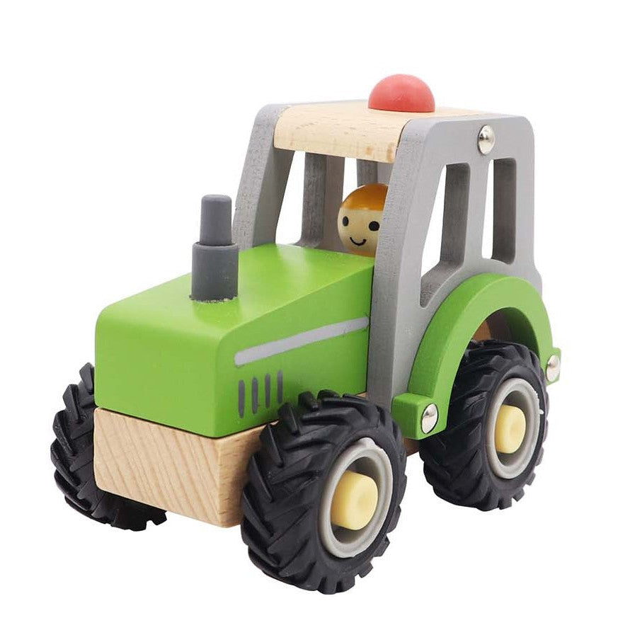 Calm & Breezy Tractor with Rubber Wheels | Green by Eleganter Australia. Australian Art Prints, Gifts, Fashion and Homewares. Green Door Decor. www.greendoordecor.com.au