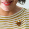 Candelabra Simplified Mini Brooch | Erstwilder. Australian Art Prints, Gifts, Fashion and Homewares. Green Door Decor. www.greendoordecor.com.au