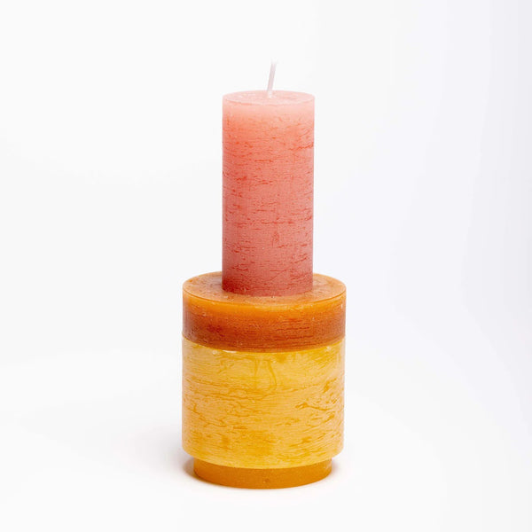 Stan Editions | Candle Stack 02 | Yellow by Stan Editions. Australian Art Prints, Gifts, Fashion and Homewares. Green Door Decor. www.greendoordecor.com.au