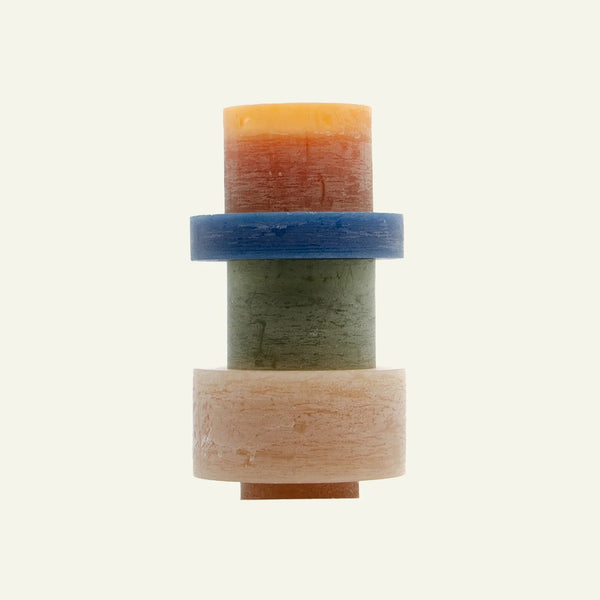 Stan Editions | Candle Stack 04 | Earthy by Stan Editions. Australian Art Prints, Gifts, Fashion and Homewares. Green Door Decor. www.greendoordecor.com.au