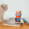 Stan Editions | Candle Stack 04 | Red & Blue by Stan Editions. Australian Art Prints, Gifts, Fashion and Homewares. Green Door Decor. www.greendoordecor.com.au