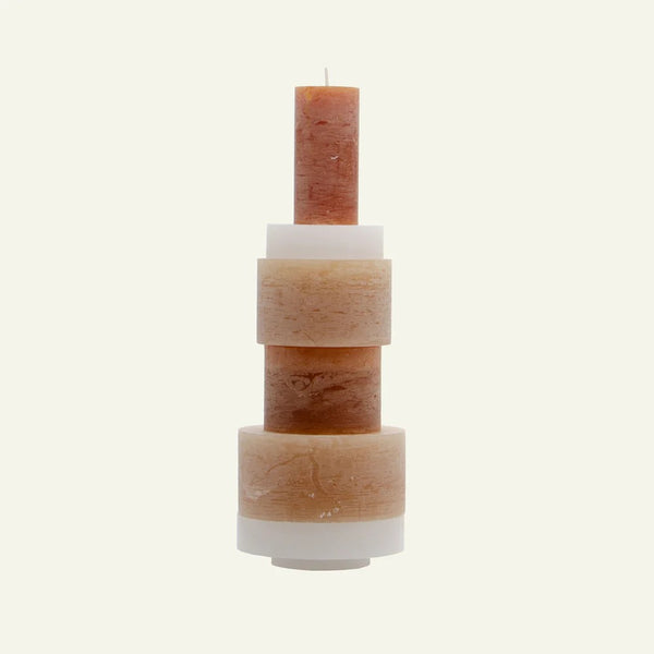 Stan Editions | Candle Stack 06 | Beige by Stan Editions. Australian Art Prints, Gifts, Fashion and Homewares. Green Door Decor. www.greendoordecor.com.au