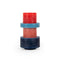 Stan Editions | Candle Stack 04 | Red & Blue by Stan Editions. Australian Art Prints, Gifts, Fashion and Homewares. Green Door Decor. www.greendoordecor.com.au