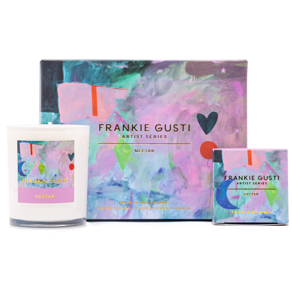 Candle + Steamer Duo | Nectar | Kate Eliza. Australian Art Prints, Gifts, Fashion and Homewares. Green Door Decor. www.greendoordecor.com.au