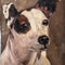 Canvas Painting Zip Clutch | Terrier by The Lost and Found Department. Australian Art Prints and Homewares. Green Door Decor. www.greendoordecor.com.au