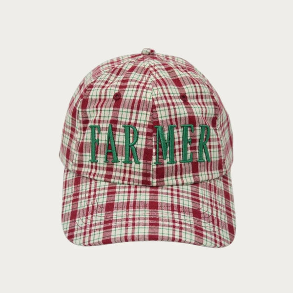 'Country Club' Cap - Red | FAR MER. by Whitney | Whitney Spicer Art. Australian Art Prints, Fashion and Homewares. Green Door Decor. www.greendoordecor.com.au