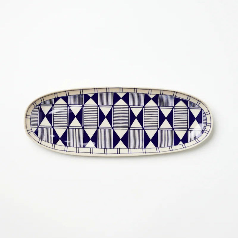 Caravan Snack Platter | Indigo by Jones and Co. Australian Art Prints and Homewares. Green Door Decor. www.greendoordecor.com.au