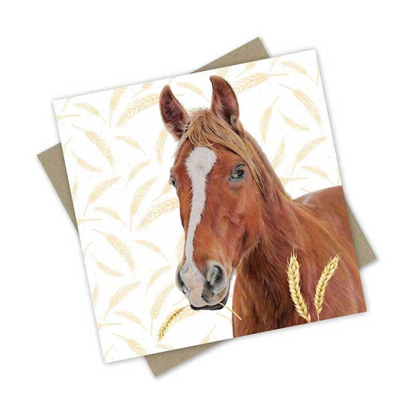 Greeting Card | Farm Friend: Dara the Chestnut Mare
