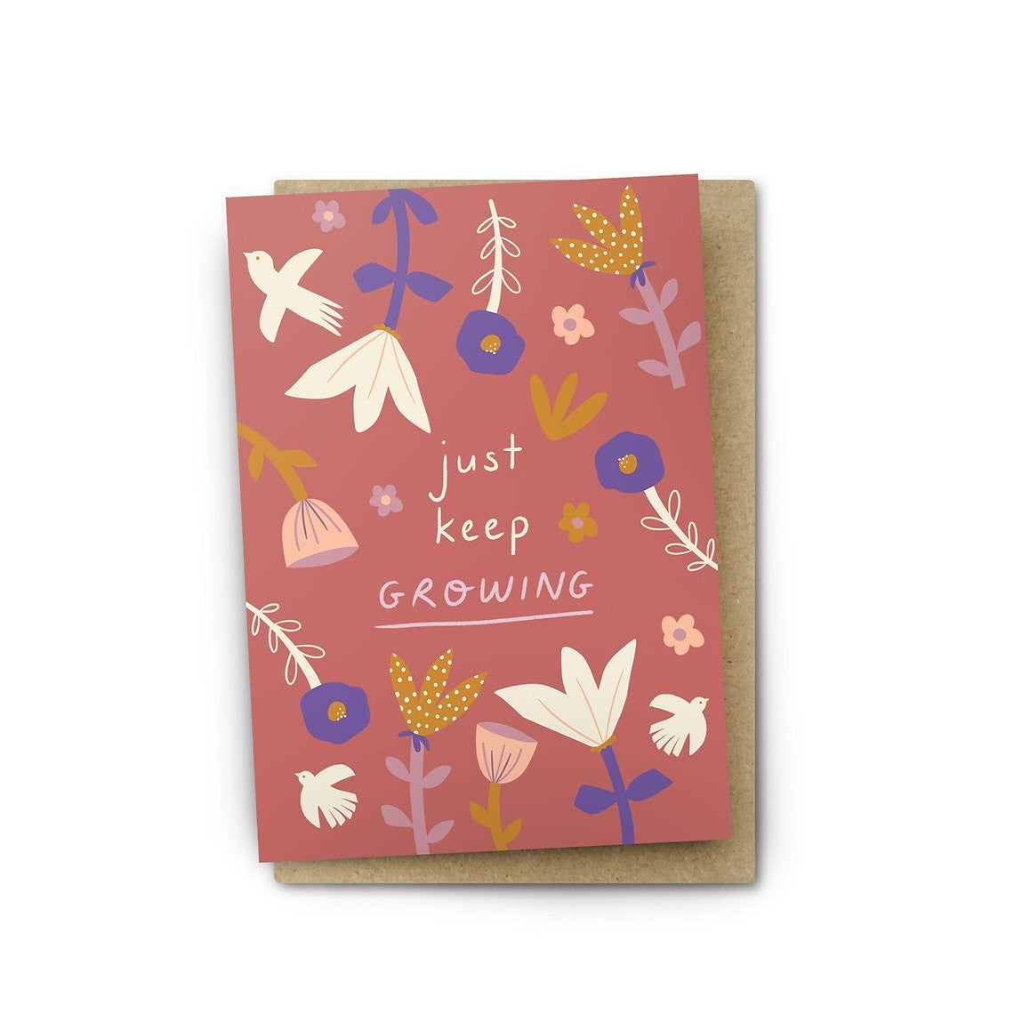Greeting Card Just Keep Growing Edenwilde Green Door Decor