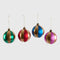 Carnival Baubles Set of 4 - Multicolour | Christmas Hanging Decorations by Florabelle. Australian Art Prints and Homewares. Green Door Decor. www.greendoordecor.com.au