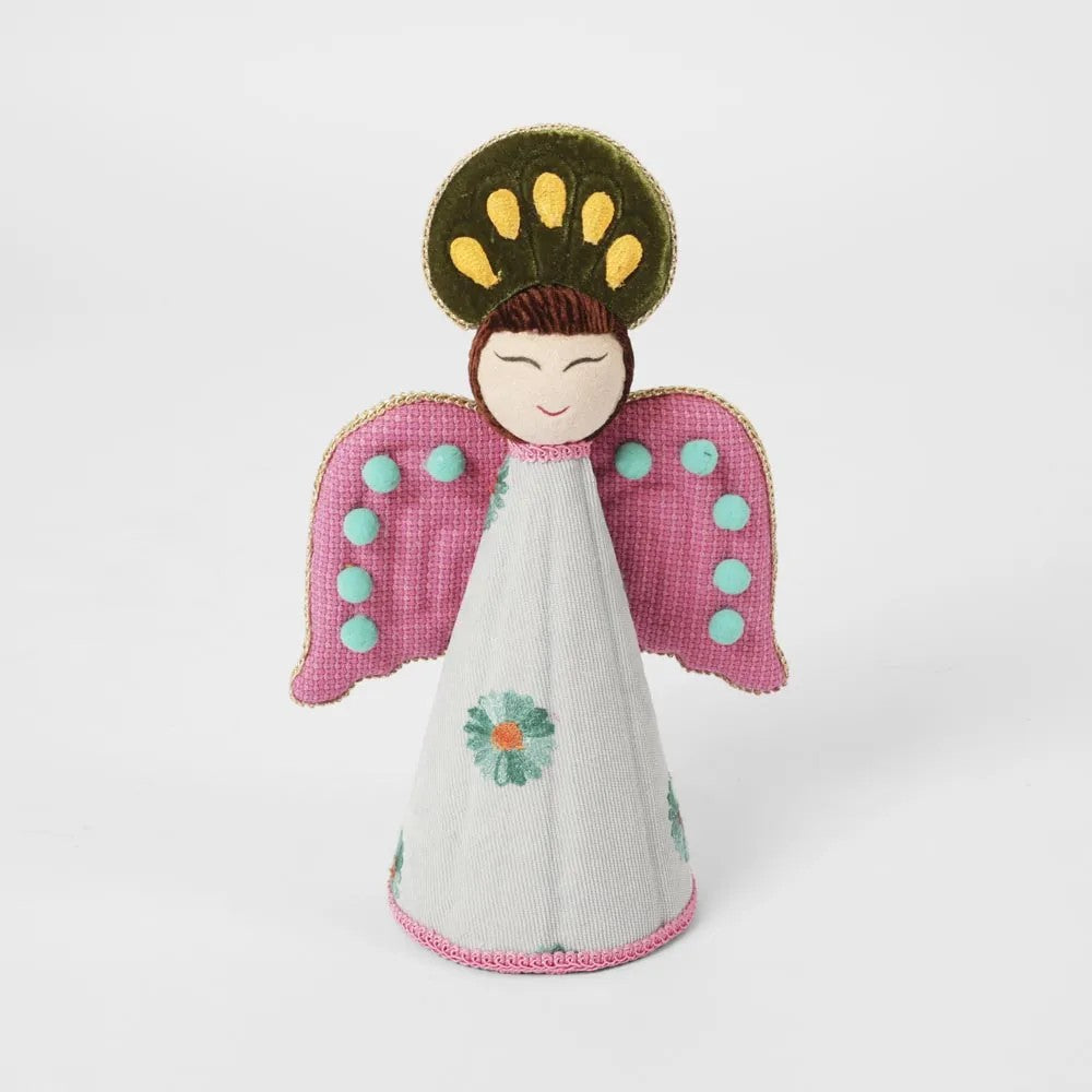 Carnivale Angel Light Blue | Christmas Decoration by Florabelle. Australian Art Prints and Homewares. Green Door Decor. www.greendoordecor.com.au