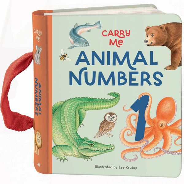 Carry Me Board Book | Animal Numbers by Lake Press. Australian Art Prints and Homewares. Green Door Decor. www.greendoordecor.com.au