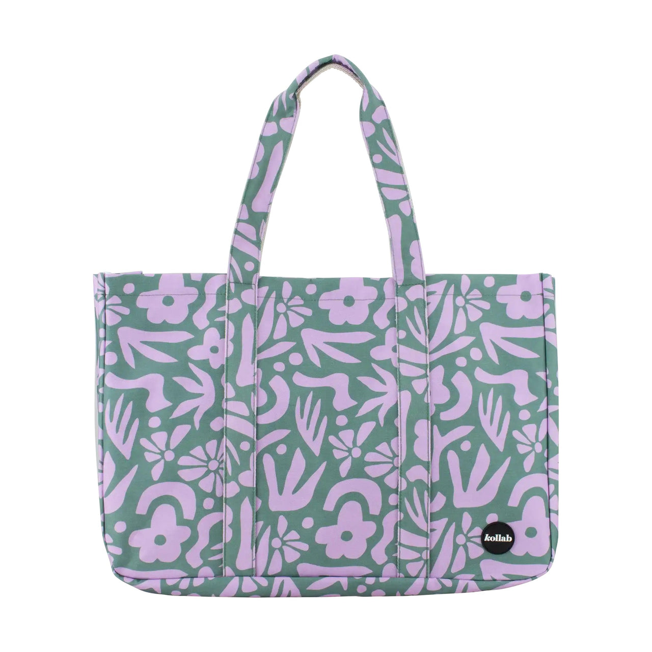 Carryall Cargo Bag | Lavender Bloom by Kollab. Australian Art Prints, Gifts, Fashion and Homewares. Green Door Decor. www.greendoordecor.com.au