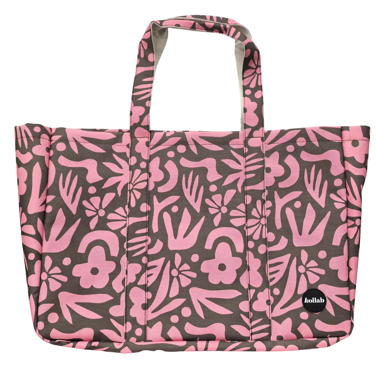 Carryall Cargo Bag | Peach Bloom by Kollab. Australian Art Prints, Gifts, Fashion and Homewares. Green Door Decor. www.greendoordecor.com.au