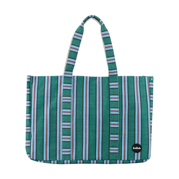 Carryall Cargo Bag | Regent Stripe by Kollab. Australian Art Prints, Gifts, Fashion and Homewares. Green Door Decor. www.greendoordecor.com.au