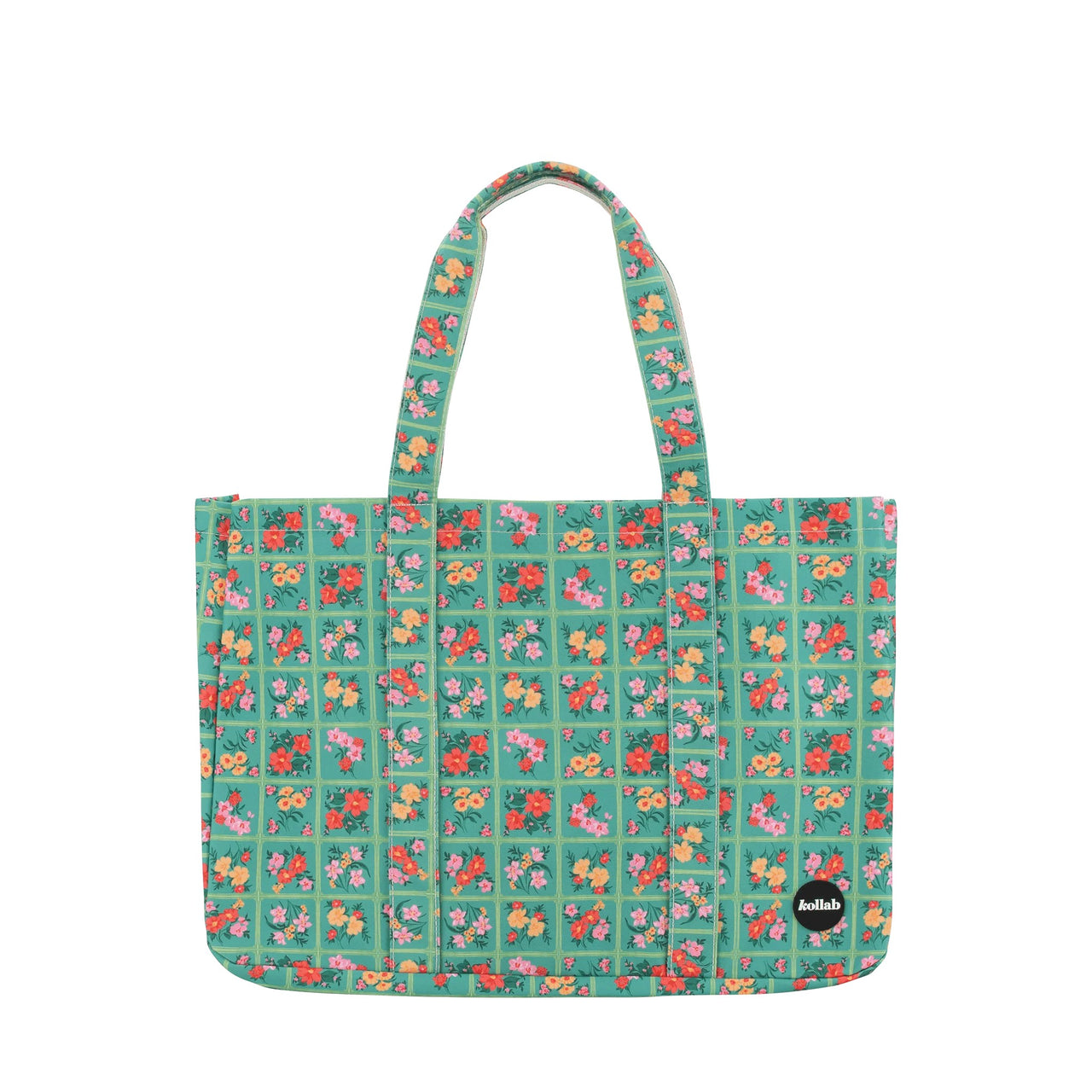 Carryall Cargo Bag | Vintage Patch by Kollab. Australian Art Prints and Homewares. Green Door Decor. www.greendoordecor.com.au