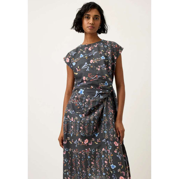 Casey Dress | Watercolour Charcoal by Nancybird. Australian Art Prints and Homewares. Green Door Decor. www.greendoordecor.com.au