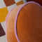 'Castilo' Round Velvet Cushion | Mocha by Sage and Clare. Australian Art Prints and Homewares. Green Door Decor. www.greendoordecor.com.au